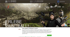 Desktop Screenshot of frontline-paintball.de